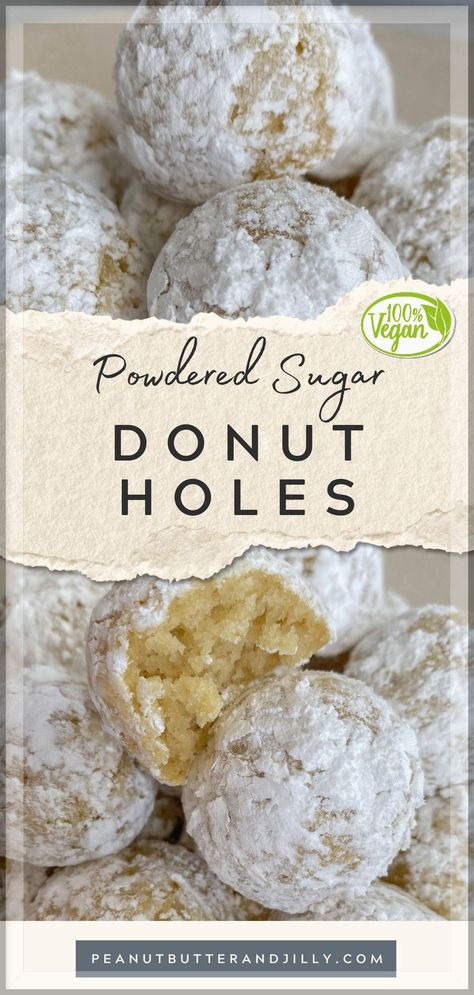 Vegan Donut Holes, Donut Hole Recipe Baked, Vegan Gluten Free Donuts, Easy Donut Holes, Egg Free Donuts, Gluten Free Donuts Baked, Baked Donut Holes, Vegan Donut Recipe, Donut Hole Recipe