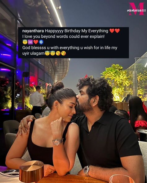 Nayanthara wishes her hubby, her everything a Happy Birthday 💖 Oh to have a love like they do ✨ They really are lucky to have found each other 💕 [Nayanthara, Vignesh Shivan, Celeb jodi, Celeb news, Celeb updates ,SRK, Jawaan, Bollywood updates, Bollywood fans, Bollywood gossip, Bollywood actor, mamaraazzi] Nayanthara Vignesh Shivan, Vignesh Shivan, Bollywood Updates, Bollywood Gossip, Beyond Words, Bollywood Actors, A Love, I Love You, Happy Birthday