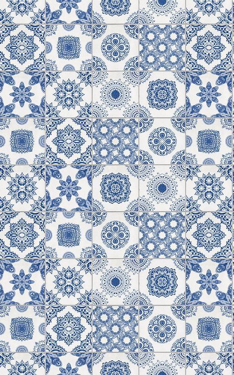 bathroom design A portuguese tile design will revamp your kitchen in a stylish way so check out thi White Tile Wallpaper, Rustic Tiles, Blue And White Tile, Rustic Tile, Rustic Wallpaper, Portuguese Tile, Portuguese Tiles, Rustic Blue, Tile Wallpaper