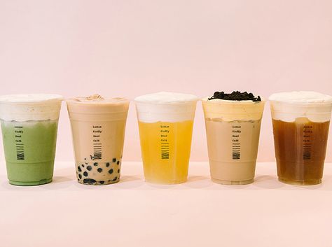 Almond Jelly, Melon Tea, Cheese Tea, Tea Places, Cream Cheese Topping, Trendy Food, Yogurt Drinks, Honey Tea, Tea Tasting