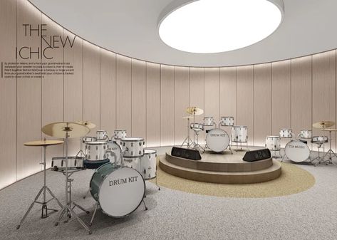 Music Store Design, Iphone Wallpaper Pinterest, Music Room Design, Drum Room, Museum Interior, Concept Models Architecture, Interior Architecture Drawing, Exhibition Stand Design, Graduation Project