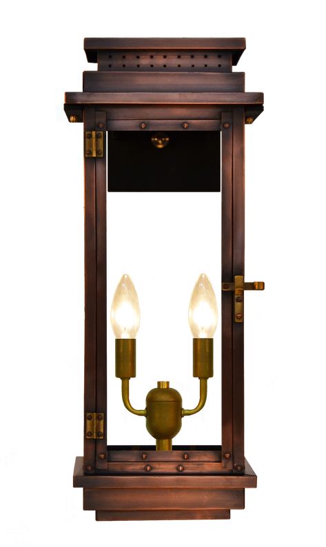 Contempo | The CopperSmith | Handcrafted Copper Lighting Lantern Designs, Contemporary Lighting Design, Copper Lantern, Exterior Light Fixtures, Traditional Lanterns, Gas Lamp, Exterior Wall Light, Lantern Design, Copper Lighting