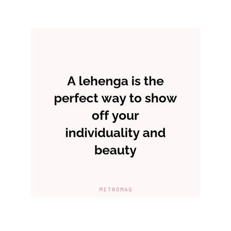 Find the perfect lehenga caption for your Instagram post! Get inspired by these lehenga quotes and captions to make your post stand out. See all quotes and captions on https://metromag.com/lehenga-quotes/ Chaniya Choli Caption, Lehenga Quotes, Fashion Captions, Small Business Instagram, Ig Captions, Business Instagram, Caption For Yourself, Cool Captions, Captions For Instagram