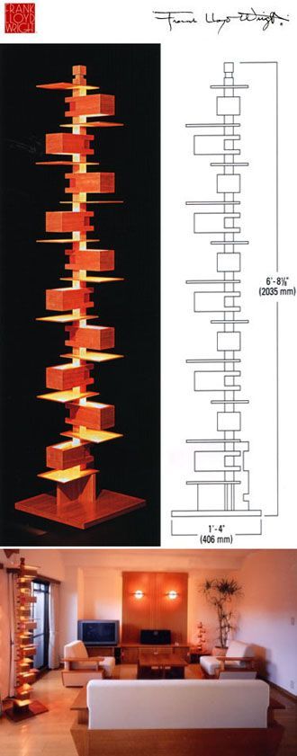 Yamagiwa: Frank Lloyd Wright Taliesin 2 floor lamp | NOVA68 Modern Design Frank Lloyd Wright Lamp, Luminaria Diy, Lamps Decor, Taliesin West, Indoor Floor Lamps, Frank Lloyd Wright Architecture, Craftsman Furniture, Diy Lampe, Wood Floor Lamp