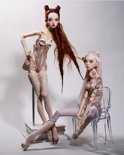 Popovy Dolls, Popovy Sisters, Sister Dolls, Fantasy Art Dolls, Doll Jewelry, Living Dolls, Creepy Dolls, Doll Stands, Doll Repaint