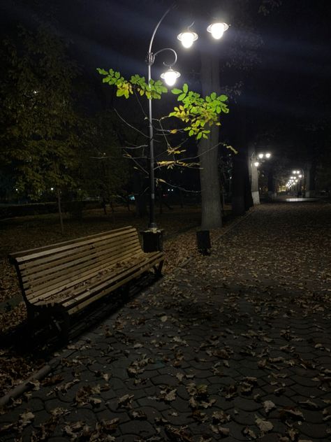 Park Bench Aesthetic Night, Night Playground Aesthetic, Night Park Background, Park In Night, Dark Street Background, Park Night Aesthetic, Park At Night Aesthetic, Park Aesthetic Night, Sidewalk At Night