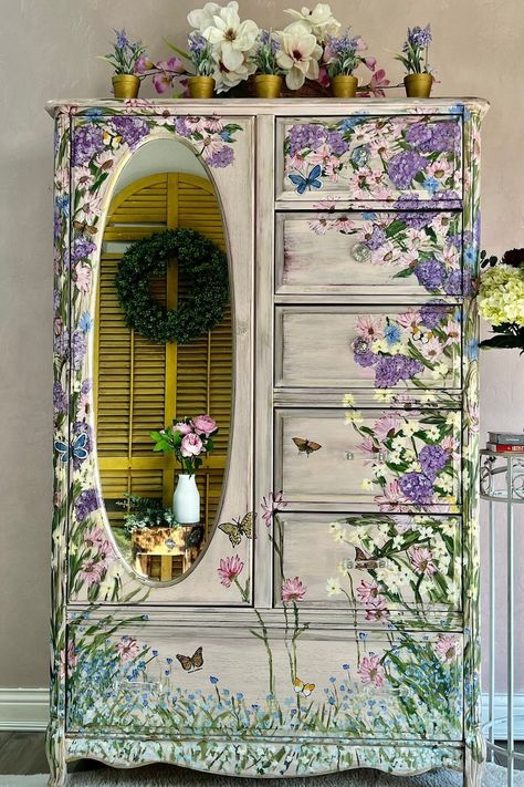 Whimsical painted furniture