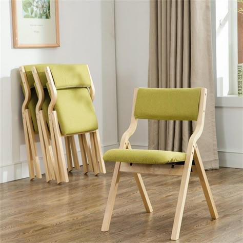 Modern Furniture Bedroom, Small House Storage, Wooden Desk Chairs, Small House Organization, Modern Furniture Design, Wooden Folding Chairs, Folding Dining Chairs, Chair Design Wooden, Chair Wooden