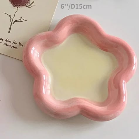 48162805219627 Clay Tray, Paint Jewelry, Pastel Jewelry, Danish Pastel Aesthetic, Air Dry Clay Ideas, Dry Clay Ideas, Clay Plates, Diy Air Dry Clay, Dish Ceramic