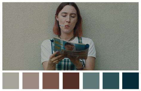 Lady Bird Color Palette, Movie Colour Palette, Color Palette Cinematography, Movie Color Palette Colour Schemes, Film Colour Palette Movies, Movie Pallets Color Palettes, Trans Film, Movie Color Palette, Montage Video