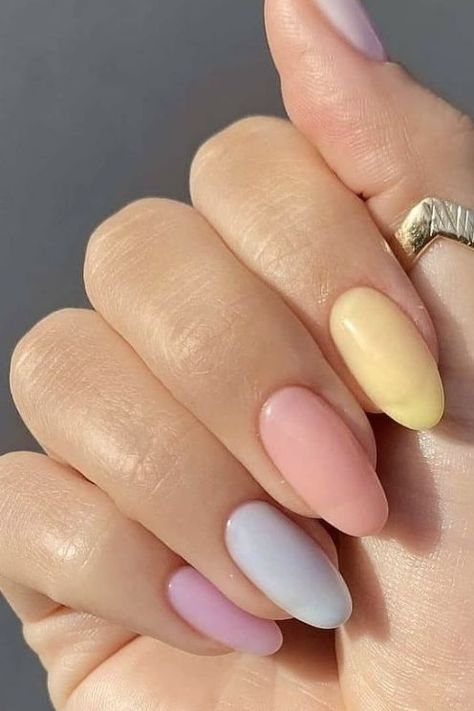 "Undefined is a catalyst for groundbreaking discoveries Easter Manicure, Pastel Nails Designs, Milky Nails, Cute Spring Nails, Nature Spring, Spring Pastels, Spring Nail Art, Easter Nails, Pastel Nails