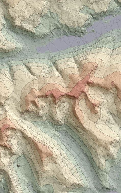 Maps Design, Topographic Map Art, Cartography Map, Topography Map, Topographical Map, Architecture Mapping, 3d Modelle, Relief Map, Topographic Map