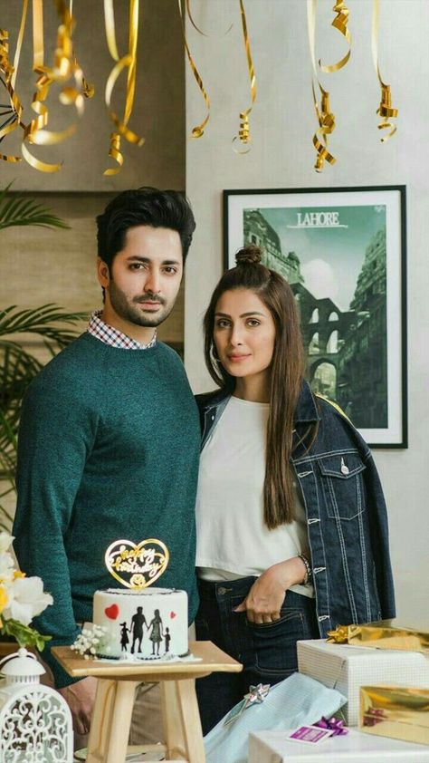 Danish taimoor with wife ayeza khan Ayeza Khan And Danish Taimoor, Danish Taimor, Ayeza Danish, Ayza Khan, Happy Anniversary My Love, Best Indian Wedding Dresses, Danish Taimoor, Birthday Pic, Aiza Khan