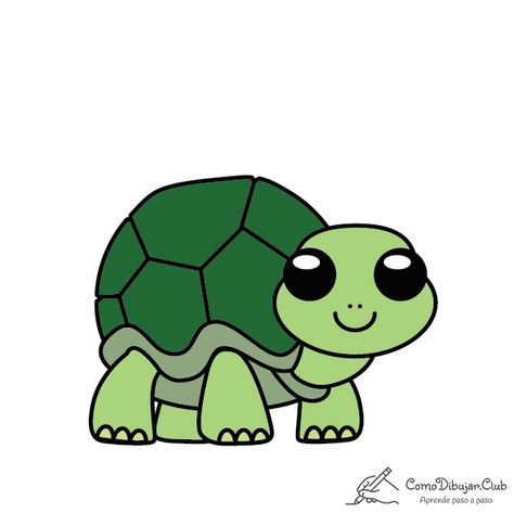 Cómo dibujar una Tortuga Kawaii ✍ | COMODIBUJAR.CLUB Origami, Dibujos Bonitos, Mario Characters, Book Cover, Books, Animals, Anime, Fictional Characters, Art