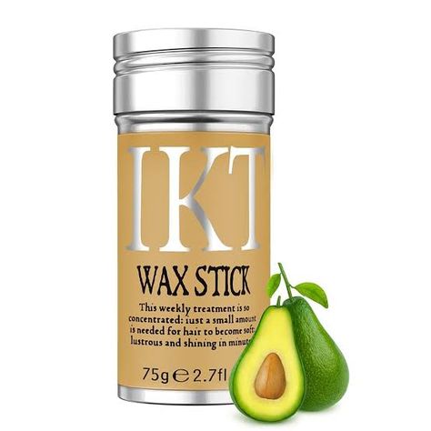 JANCOM Hair Wax Stick | Avocado Scented Non-greasy Hair Stick for Baby Hair Frizz Control | Hair Care Products for Men Women Make Hair Smooth and Tidy | Hair Pomade Stick for Flyaways Edge https://amzn.eu/d/4kmD7sF Wax Stick For Wigs, Wax Stick For Hair, Stick For Hair, Hair Frizz Control, Slick Stick, Hair Wax Stick, Frizz Hair, Pomade Style, Wax Stick