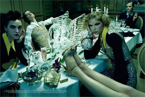 Christmas party Miles Aldridge, Jiminy Cricket, Party Photoshoot, Kathy Van Zeeland, Alfred Stieglitz, Contemporary Photographers, Vogue Italia, Fantasy Fashion, Photo Reference