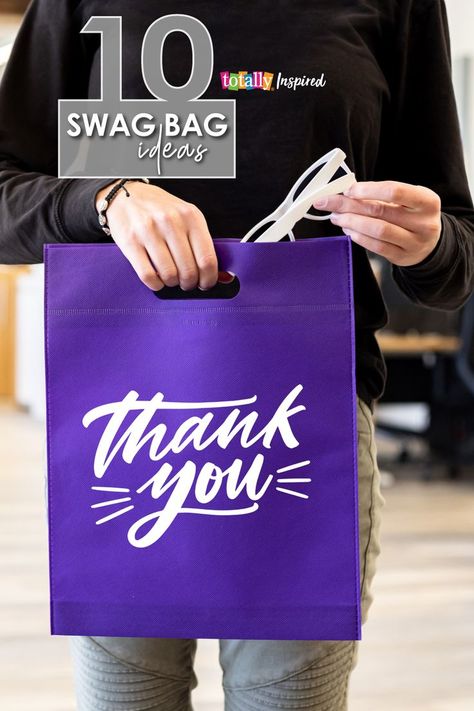 Fundraiser Swag Bag Ideas, Conference Bags Ideas, Giveaway Bags Ideas, Conference Goodie Bag Ideas, Corporate Goodie Bags, Conference Swag Bag Ideas, Retreat Gifts Ideas Goodie Bags, Swag Bag Ideas Business, Swag Bag Ideas For Women