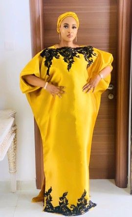 Party Maxi Dresses, Hubble Bubble, Silk Yellow Dress, Boubou Styles For Women, Kaftan Styles, Bubu Gown Styles, Elegant Style Women, African Maxi Dresses, Dress African