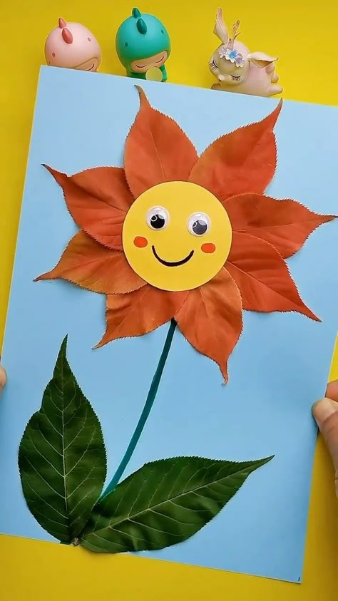 Instagram Leaf Crafts Kids, Painting Logo, Simple Rangoli Border Designs, Rangoli Border Designs, Leaf Crafts, Afterschool Activities, Instagram Diy, Handmade Greetings, Craft Activities For Kids