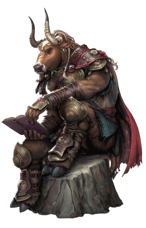 (Minotaur Battlemaster) It's a picture book. It's also upside down Female Minotaur, Dnd Races, Heroic Fantasy, Fantasy Beasts, Fantasy Races, Dungeons And Dragons Characters, Dnd Art, Fantasy Monster, 판타지 아트