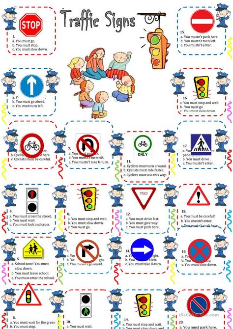 Traffic Rules For Kids, Safety Rules For Kids, English Prepositions, Traffic Rules, Rules And Laws, Rules For Kids, Community Signs, Living Skills, Safety Rules