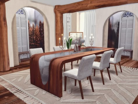 The Sims Resource - Oasis of Elegance Dining (Only TSR CC) Sims 4 Outdoor Dining, Sims 4 Place Setting Cc, Sims 4 Cc Furniture Dining Table, Sims 4 Kitchen And Dining Room, Sims 4 Cc Dining Table Set, Sims 4 Cc Furniture Table, Sims4 Dining Room, Sims 4 Cc Table Dining, Sims 4 Cc Furniture Dining Room