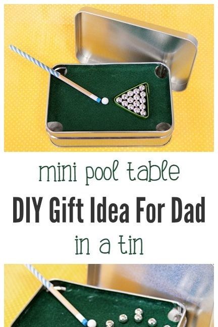 Homemade Stocking Stuffers, Dad Stocking Stuffers, Diy Gifts For Christmas, Fun Homemade Gifts, Homemade Gifts For Friends, Mini Pool Table, Diy Crafts For Boyfriend, Diy Christmas Gifts For Boyfriend, Diy Stocking Stuffers