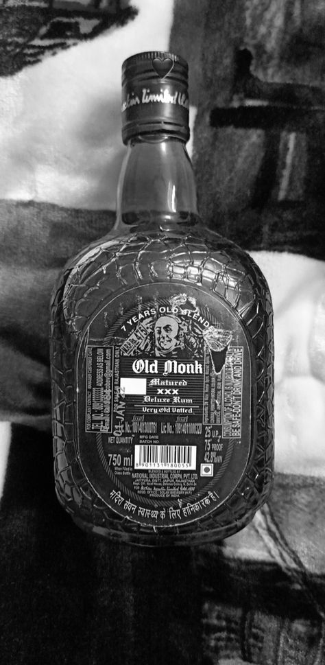 #black #old #monk #oldmonk #bw White Colour Wallpaper, Old Monk Rum, Old Monk, Colour Wallpaper, Camera Tattoo, Hair Curling Tips, Dont Drink And Drive, Acrylic Nails Coffin Short, White Colour