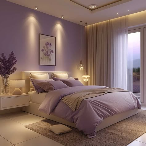 Aesthetic Colour For Home, Cozy Colours For Bedroom, Wall Paints For Bedroom Colour, Aesthetic Wall Colour Ideas, Wall Paints Colour Combination, Aesthetic Colour For Room, Bed Wall Colour Ideas, Interior Room Colour Combination, Bedrooms Colour Combination