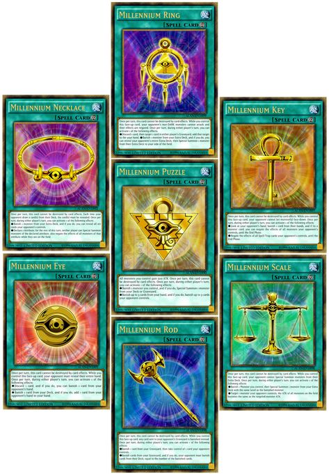 Millennium Items by AlanMac95 on DeviantArt Yugioh Millenium Items, Rare Yugioh Cards, Yugioh Tattoo, Millennium Items, Yugioh Dragon Cards, Custom Yugioh Cards, Yugioh Dragons, Ancient Magic, Yugioh Collection