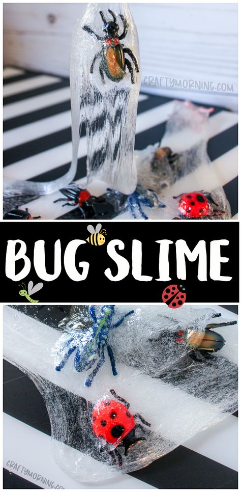 Kids Slime, Bug Activities, Insects Preschool, Bugs Preschool, Insect Activities, Spring Art Projects, Insect Crafts, Insects Theme, Bug Crafts