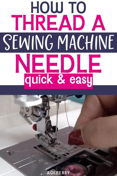 How To Hem Knit Fabric, Knit Fabric Sewing Projects, Sewing Knit Fabric, Thread A Sewing Machine, Twin Needle Sewing, Stretch Stitch, Sewing Knits, Sewing Hems, Sewing Machine Stitches