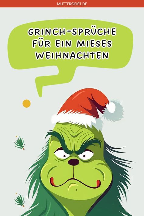 Miese, fiese und doch auch tiefgründige Sprüche vom grünen Grinch findest du genau hier! Darf ich dir die Weihnacht zeigen? Komm herein! Der Grinch, Grinch, Glass Painting, Elf On The Shelf, Advent