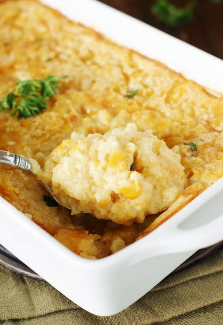 Country Corn Casserole | The Kitchen is My Playground Hospitality Meals, Corn Pudding Casserole, Bread Casserole, Celebration Recipes, The Kitchen Is My Playground, Sweet Corn Pudding, Corn Recipes Side Dishes, 2023 Food, Corn Casserole Recipe