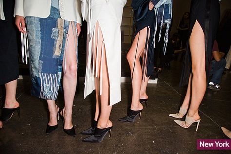 The Best Shoes, Flats, Heels at Spring 2014 Fashion Week | Glamour Low Ankle Boots, Comfortable High Heels, 2014 Fashion Trends, Fashion Week Trends, 2014 Trends, Best Shoes, Fashion Now, Fashion Week Runway, 2014 Fashion