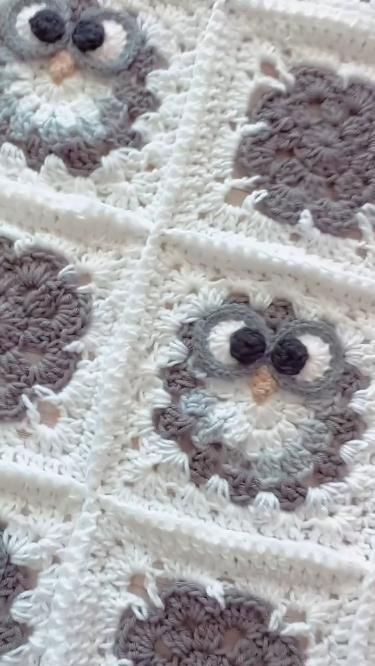 Crochet Pattern Blanket Owl Crochet Owl Blanket, Crochet Pattern Blanket, Owl Blanket, Pattern Blanket, Crochet Owl, Crochet Tips, Crochet Pattern, Crochet, Pattern