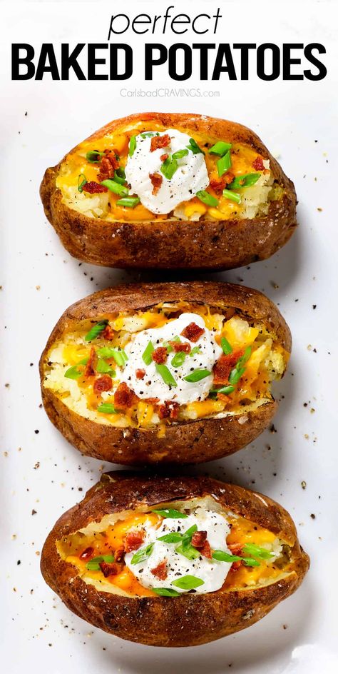 Oven Baked Potato Seasoned Baked Potatoes In The Oven, Baked Potatoes In Oven No Foil, Best Way To Make Baked Potatoes, How To Cook Baked Potatoes, Cooking Baked Potatoes In Oven, Oven Baked Potato Recipes, How To Cook A Baked Potato In The Oven, Baked Potato Recipes Oven, Baked Potatoes In The Oven Recipes