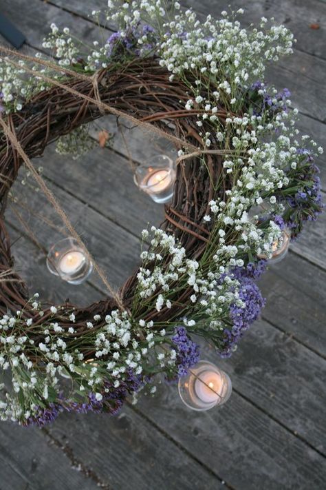 DIY grapevine chandelier made by P&P! Grapevine Chandelier, Flower Chandelier Diy, Vine Chandelier, Hanging Mason Jar Lights, Hanging Wedding Decorations, Winter Greens, Wedding Chandelier, Outdoor Chandelier, Flower Chandelier