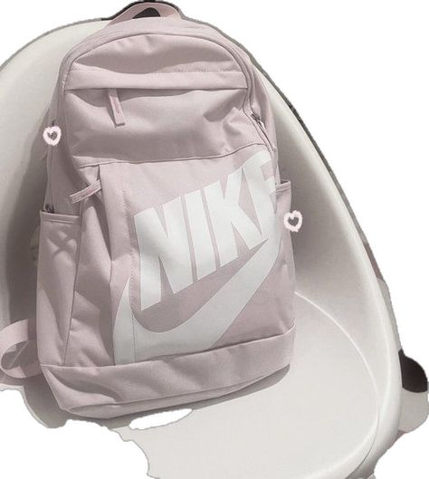 Pink Nike Bookbag, Nike Pink Backpack, Nike Backpack Aesthetic, Mochila Coquette, Nike Bags School, Pink Nike Backpack, Jansport Backpacks Aesthetic, Pink School Backpack, Mochila Aesthetic