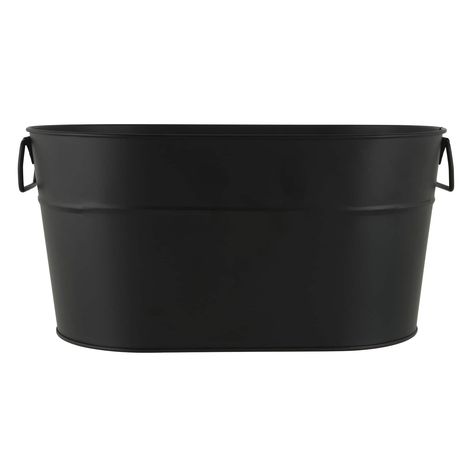 12" Chalkboard Oval Metal Bucket by Celebrate It™ Snack Bucket, Metal Buckets, Best Gift Baskets, Small Treats, Bathroom Stuff, Candy Basket, Black Chalkboard, Metal Bucket, Cute Gift