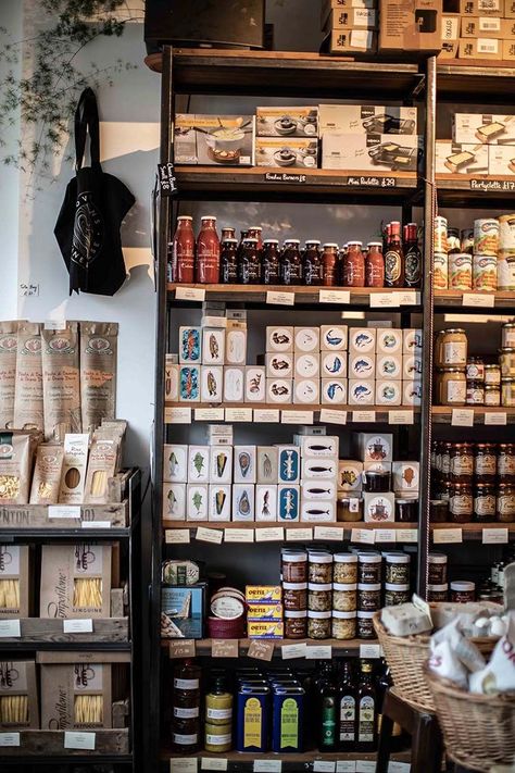 Fans of fine food, get ready to form an orderly line for the stellar artisan produce at Provisions Wine & Cheese, Hackney... Farm Store Ideas, Wine Store Design, Cheese Store, Artisan Shop, Deli Shop, Artisan Bakery, Grocery Store Design, Gourmet Food Store, Food Retail