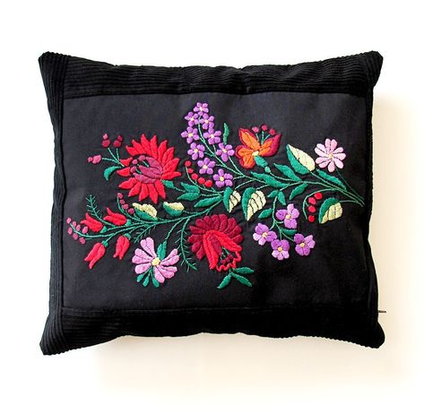 Black decorative pillows