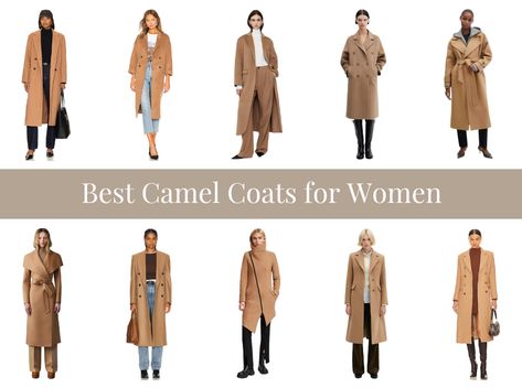 The best camel coats for women: timeless styles (long, wrap coats, oversized), fabrics (wool, camel hair, cashmere), affordable to high-end (Mango, Max Mara). S Max Mara Coat, Long Cashmere Coat, Max Mara Coat Outfit, Long Camel Coat, Camel Wool Coat, Baby Camel, Max Mara Coat, Wool Wrap Coat, Style Reference