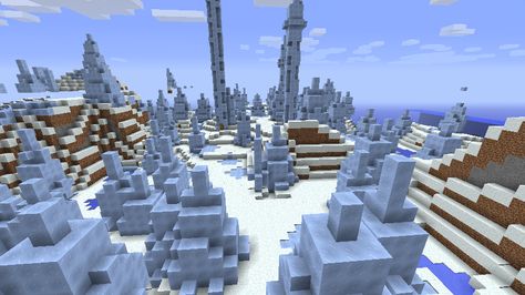 Ice Spike Plains in Minecraft Minecraft, The Originals