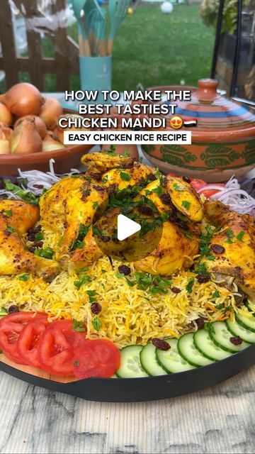 LONDON FOODEE | Halal Food on Instagram: "HOW TO MAKE THE BEST EASIEST CHICKEN MANDI RECIPE (AKA Chicken ‘n Rice) 😍🇾🇪!!

I’ve been on a mission to find good Chicken Mandi in London, but it’s been tough. Most places either don’t get it right, or the taste is just off. So, I figured, why not make it myself? I nailed it. It tasted just like the authentic Mandi from the Gulf, maybe even better!

Today, I’m sharing the recipe. Despite how impressive Mandi looks, it’s surprisingly easy to make. 

The secret? The preparation and technique, ensuring the chicken stays juicy and flavourful. Allowing the chicken to absorb the seasonings, letting the natural juices bring everything together!

Let’s get to it:

INGREDIENTS 

For the chicken grilling:
- 1 kg whole chicken (skin on)
- 1/2 tsp saffron Mandi Rice Recipes, Chicken With Rice Recipes, Chicken Mandi Recipe, Chicken N Rice, Mandi Rice, Mandi Recipe, Chicken Mandi, Chicken Rice Recipes, Easy Chicken And Rice