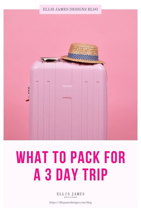 Here's a list of items you shouldn't forget during any given 3-day trip. With this, all you'll leave behind at home is your worries! | What to Pack for a Weekend Away | What should I pack for a short trip? | What should I take for a weekend away | What to Pack for a Three-Day Trip | How to Pack for a Weekend Trip in a Personal Item | The Only Travel Packing Checklist You'll Ever Need | What to Pack: The Ultimate Travel Packing Checklist | #founditonamazon #traveltip #travelpacking What To Pack For Three Day Trip, Pack For Three Day Trip, How To Pack For A 3 Day Trip, Three Day Trip Packing List, 3day Trip Packing List, What To Pack For 3 Day Trip, Pack For 4 Day Trip, What To Take On A Trip, 3 Day Packing List