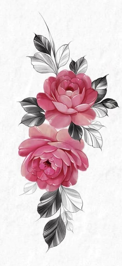 Fineline Roses Tattoo, Realistic Peonies Tattoo, Camilla Tattoo Flower, Peony Flowers Drawing, Peony Flower Tattoos Drawings, Peony Tattoo Back, Realistic Peony Tattoo, Peony Tattoo Sketch, Peonies Tattoo Design