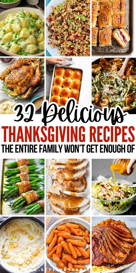 thanksgiving recipes List Of Thanksgiving Dishes, Side Dishes With Turkey Dinner, Thanksgiving Classic Recipes, Easy Recipes Thanksgiving, Things To Take To Thanksgiving Dinner, Thanksgiving Day Meal Ideas, Turkey Dinners Thanksgiving, Sides To Bring To Thanksgiving Dinner, Slow Cooker Recipes For Thanksgiving