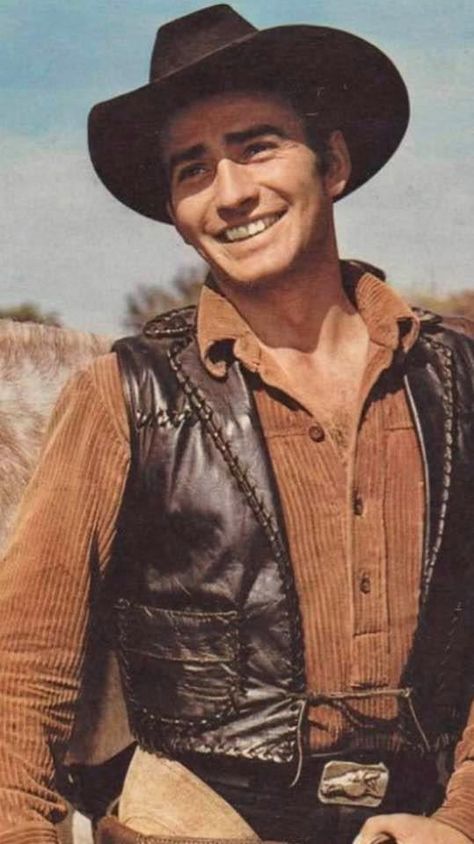 Doug Mcclure, James Drury, Hey Handsome, Tv Westerns, Iconic Images, The Virginian, Character Reference, Favorite Actors, All Smiles