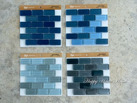 Things to Consider When Choosing the Waterline Tile for a Pool - Happy Haute Home Pool Tile Ideas Waterline Natural, Waterline Pool Tile, Waterline Tile, Blue Green Tile, Pool Tile Designs, Pool Paradise, Pool Makeover, Blue Glass Tile, Mosaic Pool Tile